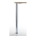 Hd HD PMI330 70 ST Prisma Adjustable Table Leg - Brushed Steel PMI330 70 ST